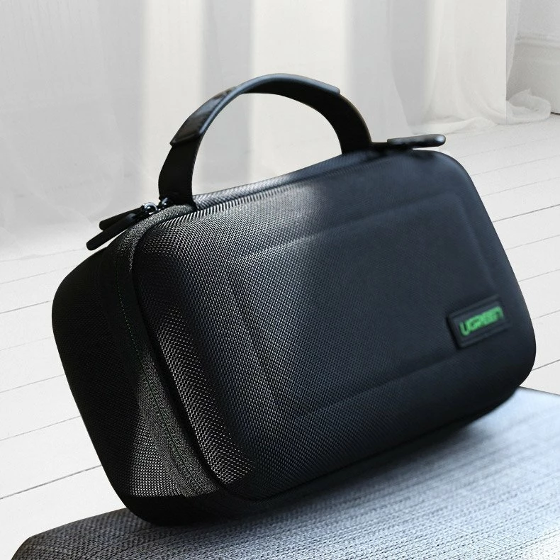 Kasë Ugreen për Nintendo Switch dhe aksesorë, S, 26.5 x 10 x 13.5 cm, e zezë