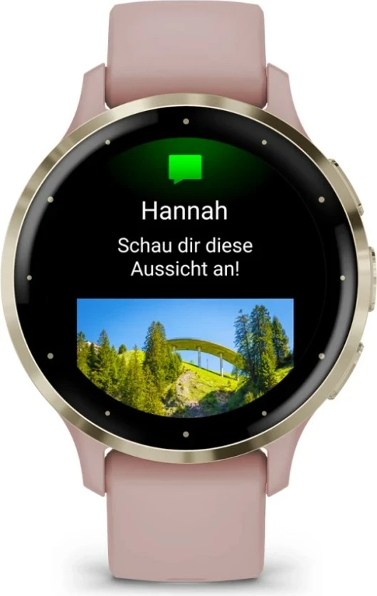 Smartwatch Garmin Venu 3S, 41 mm, AMOLED, GPS, Gold, Rose