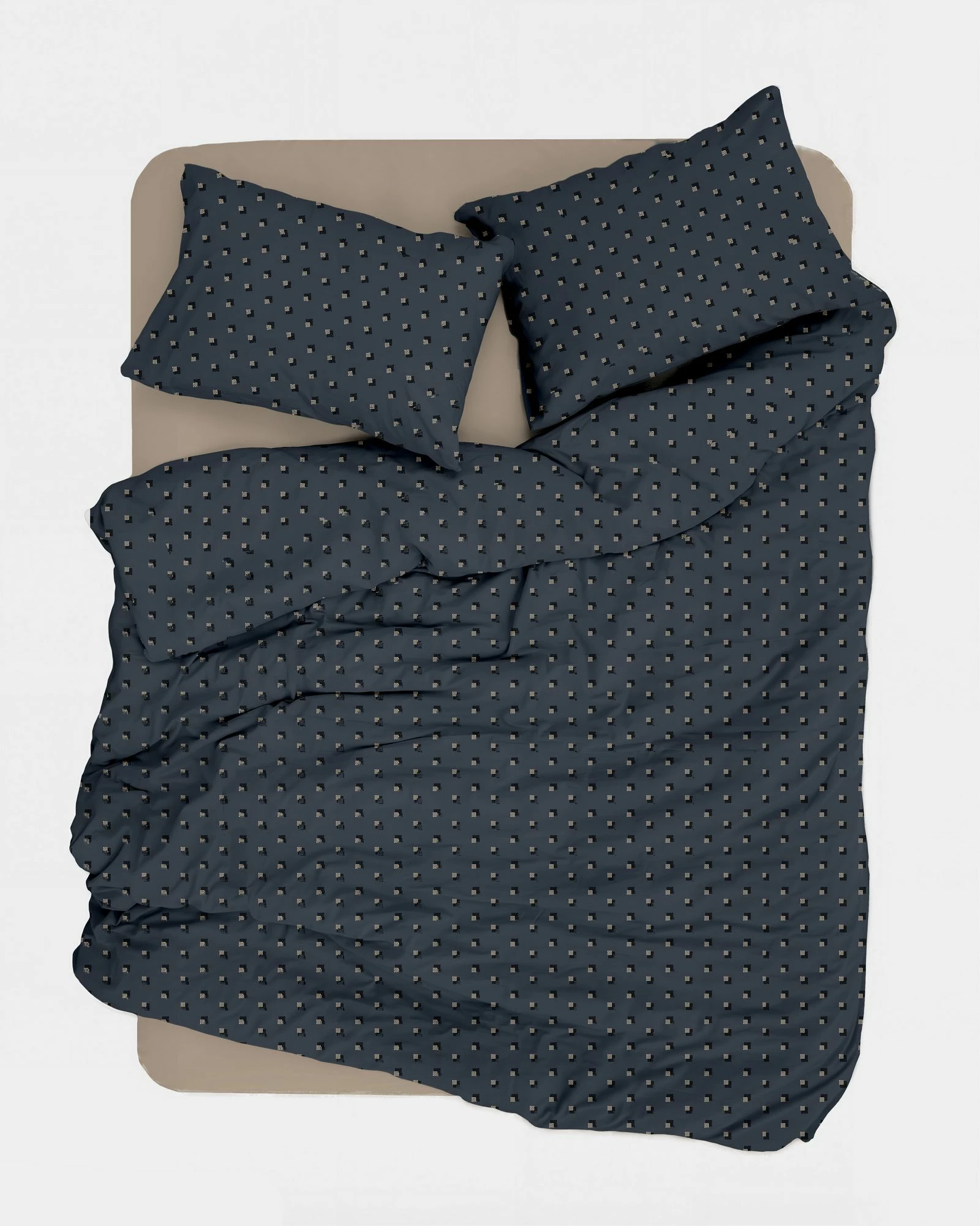 Set mbulesë për jorgan dopio, ngjyrë kafe, Arlo Kombin, L'Essentiel Linge de Maison