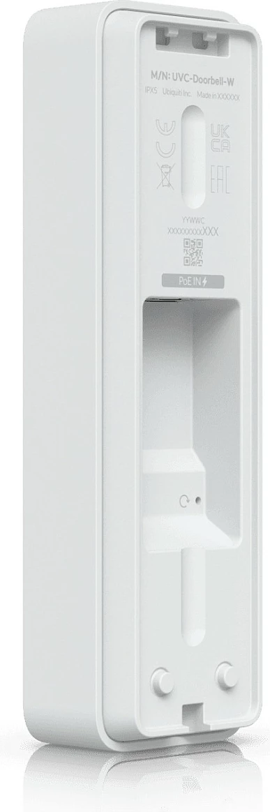 Zile dere me kamerë Ubiquiti Doorbell Lite, 5MP 2560x1920, PoE, IPX5, e bardhë