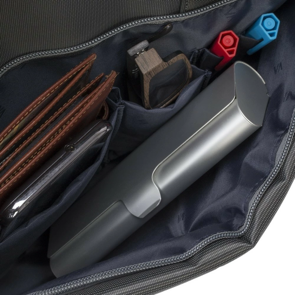 Mbështjellës laptop RIVACASE Central 17.0" gri