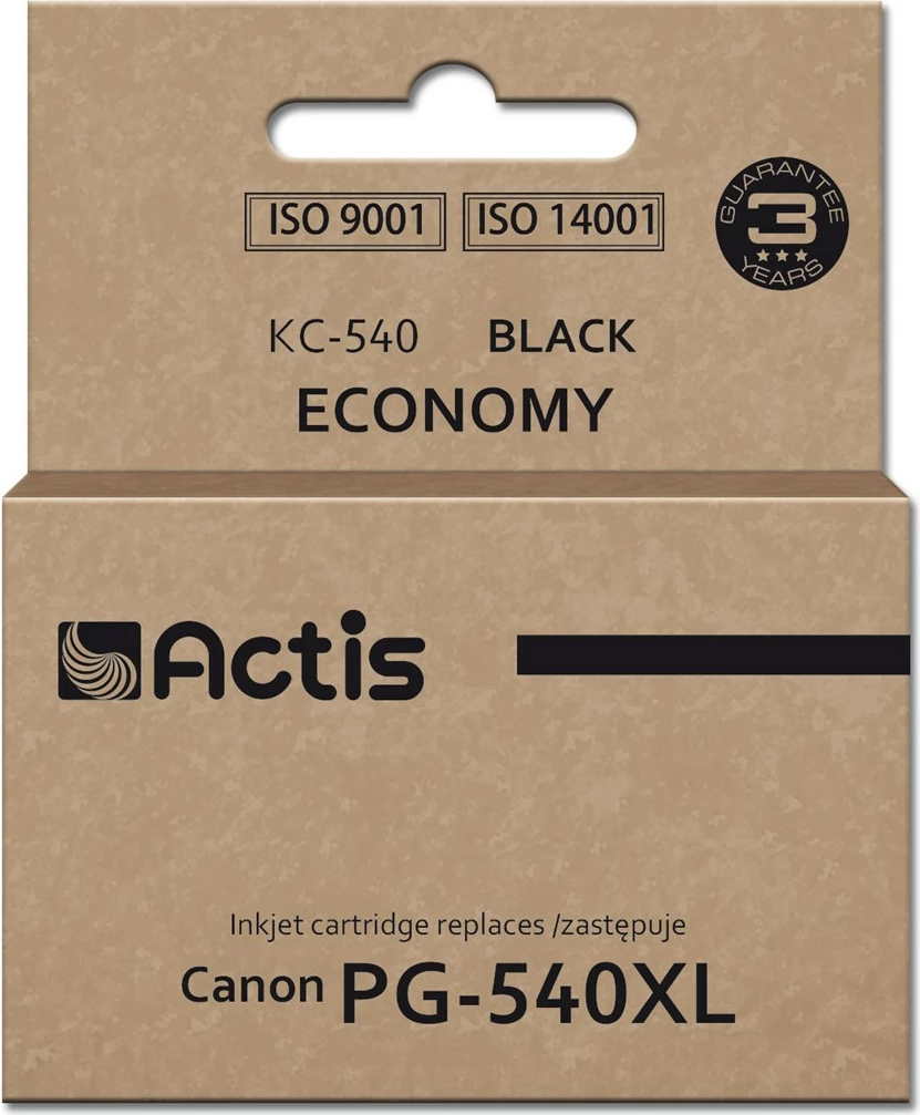 Toner ACTIS KC-540 për Canon PG-540XL, Supreme, 22 ml, i zi