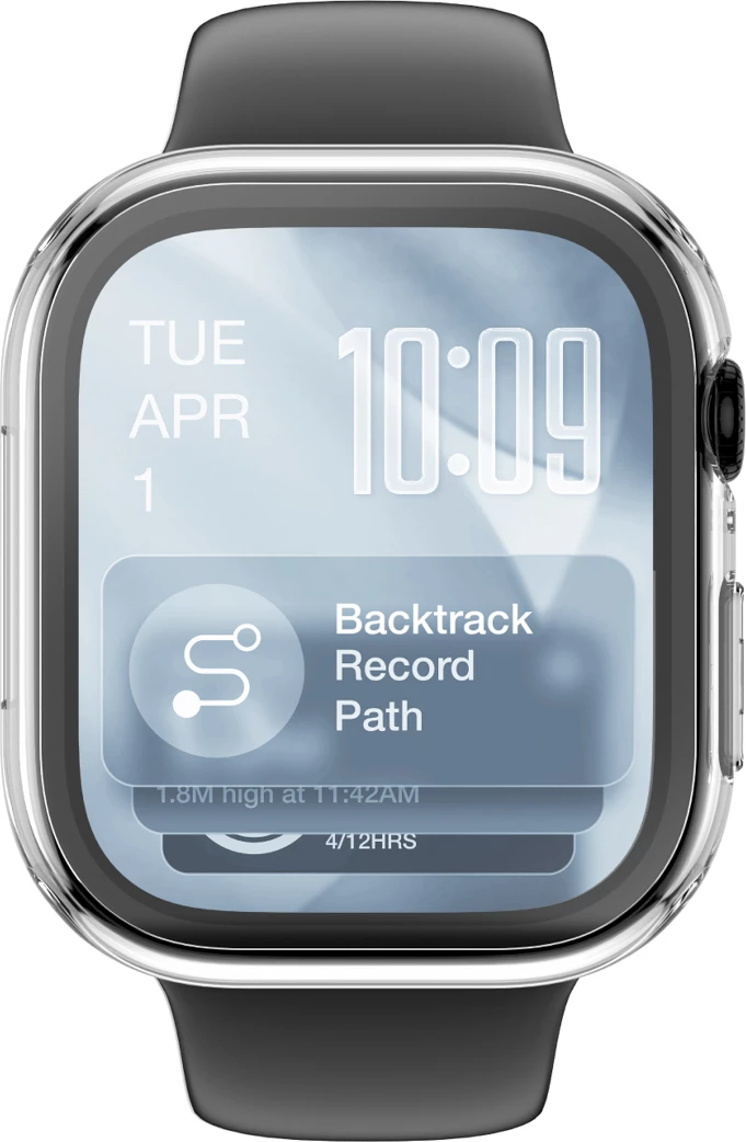 Mbrojtës ekrani me mbështjellës AmazingThing Radix FullGuard për Apple Watch Series 11 42mm, xham 9H, transparent