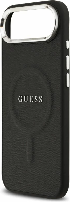 Kapak telefoni Guess Classic Logo MagSafe për iPhone Air, i zi