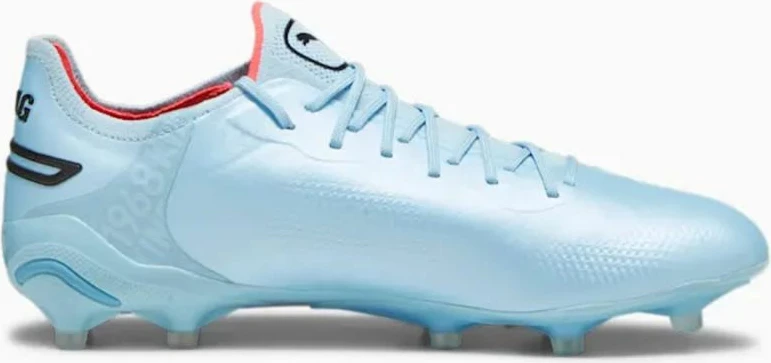 Atlete futbolli për meshkuj Puma King, gri/argjendtë