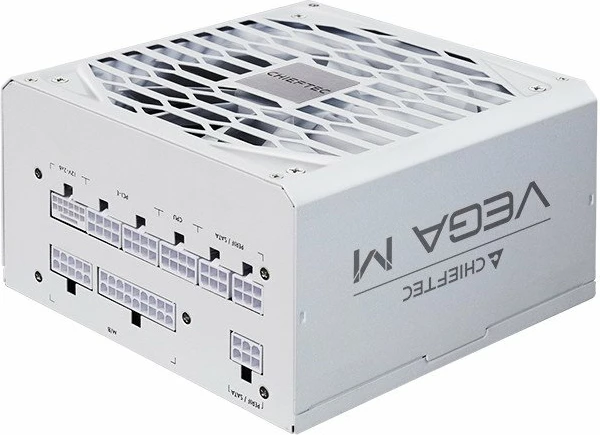 Furnizues rryme Chieftec Vega M PPG-1000-CW 1000W ATX 3.1 80 Plus Gold modular plotë, i bardhë