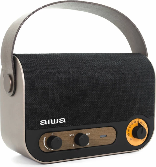 Radio portative/Altoparlant Bluetooth Aiwa RBTU-600, FM, Bluetooth 5.0, 2x5W RMS, bateri 2200mAh, i zi