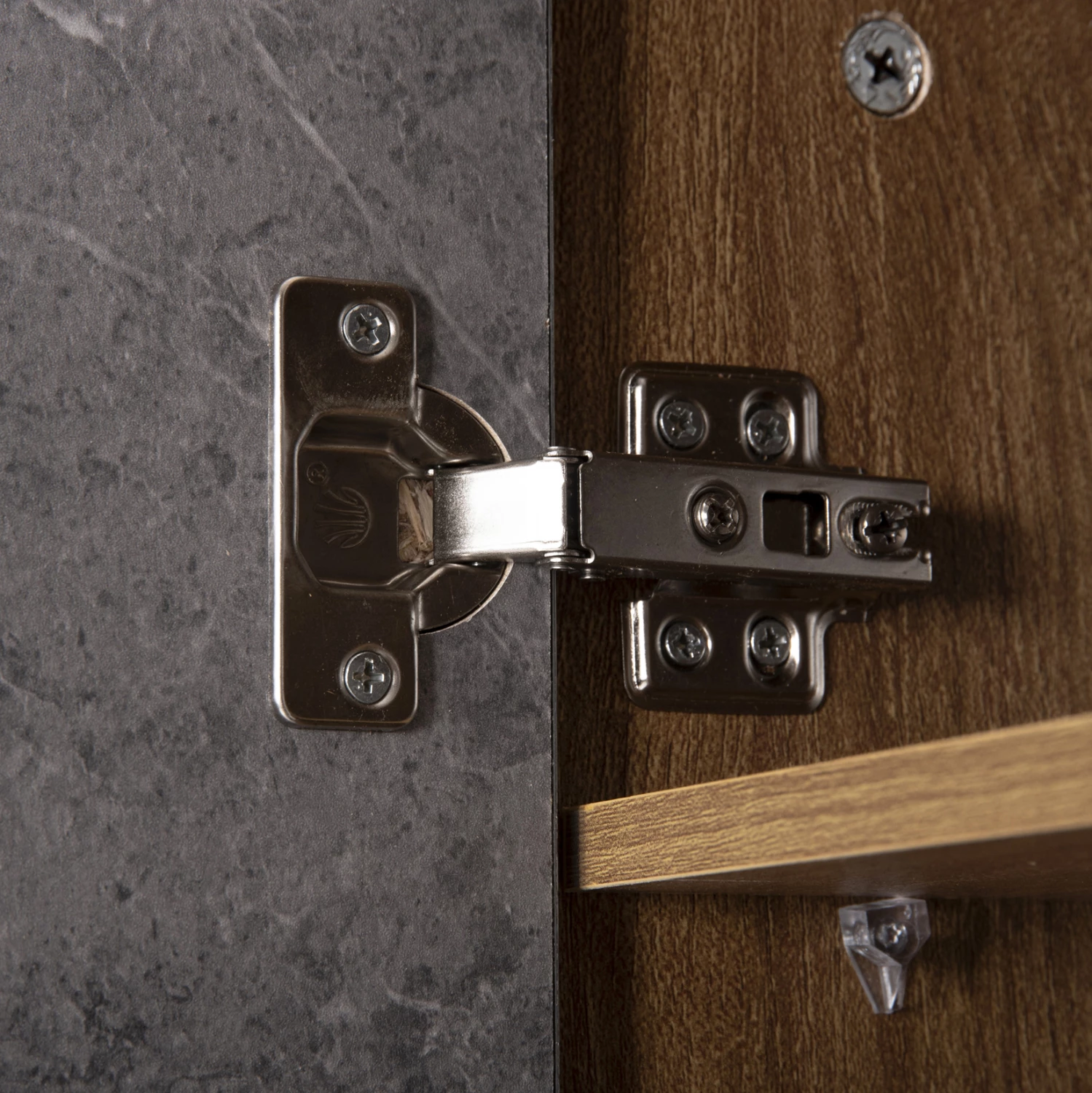 Dollap këpucësh ALVARO FH8954.12 melaminë me teksturë guri 50x38x135Hcm