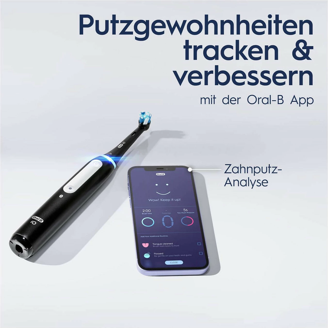 Furçë dhëmbësh elektrike Oral-B iO Series 4, Adult, Daily care, Sensitive, Super sensitive, Whitening, Black