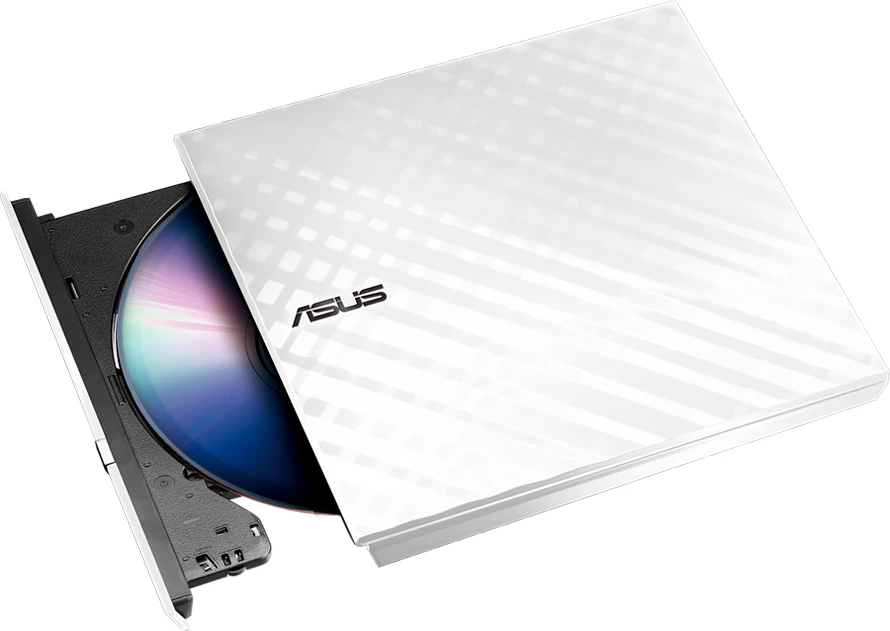 DVD±RW ekstern ASUS SDRW-08D2S-U LITE 8X USB 2.0 me M-DISC Bardhë