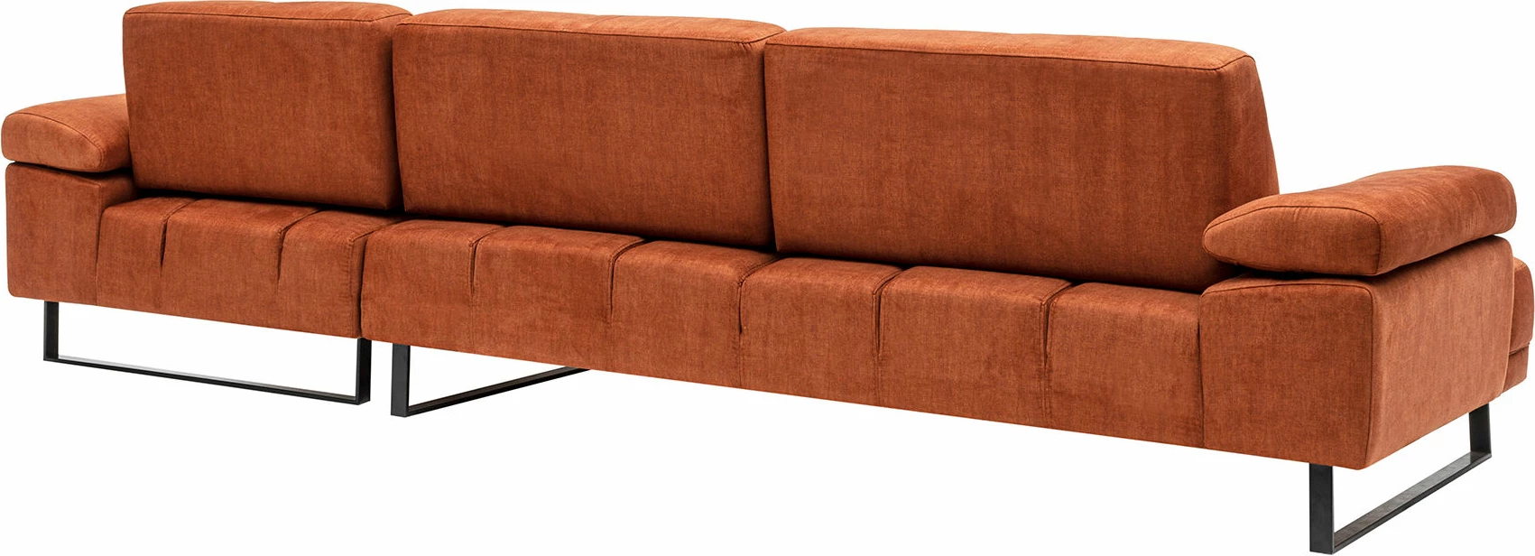 Këndore e madhe, ngjyrë portokalli, Atelier del Sofa Mustang, këndi i djathtë