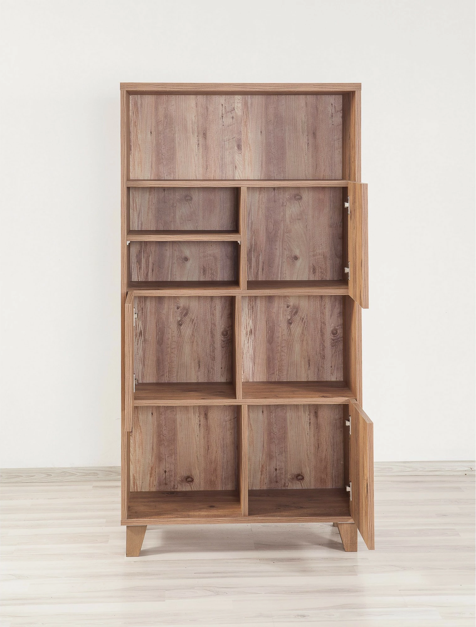 Raft librash Hanah Home, Marina Flora, ngjyrë pishë Atlantike, 80x155x36cm