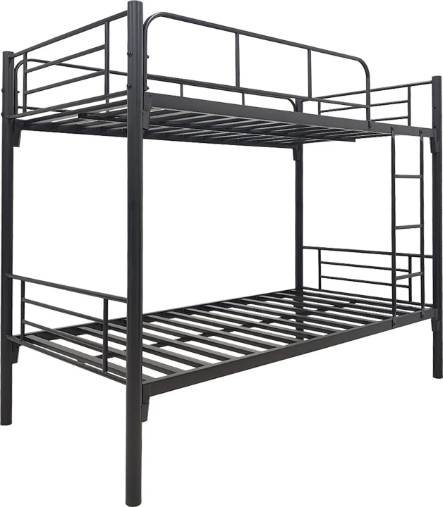 Krevet marinari metalik Belit, ngjyrë e zezë, 90x190cm