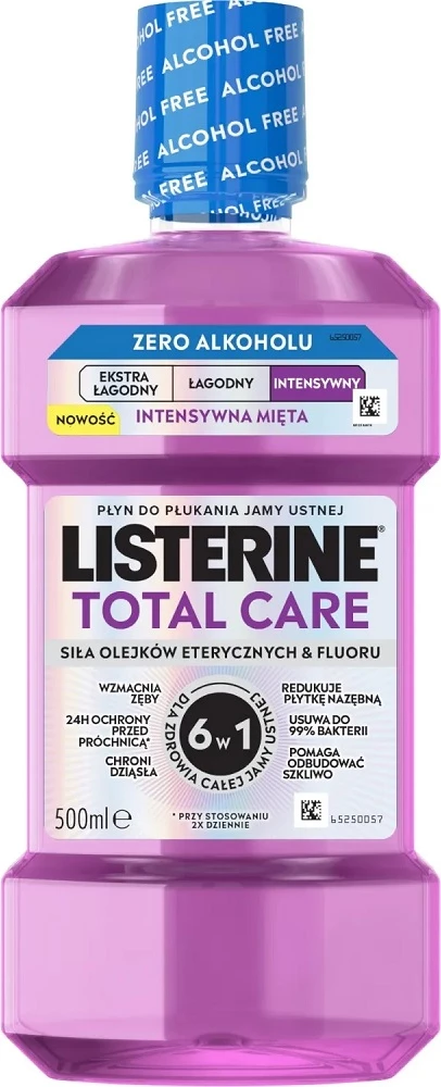 Shpëlarës për gojë Listerine Total Care Intensive, unisex, 500ml