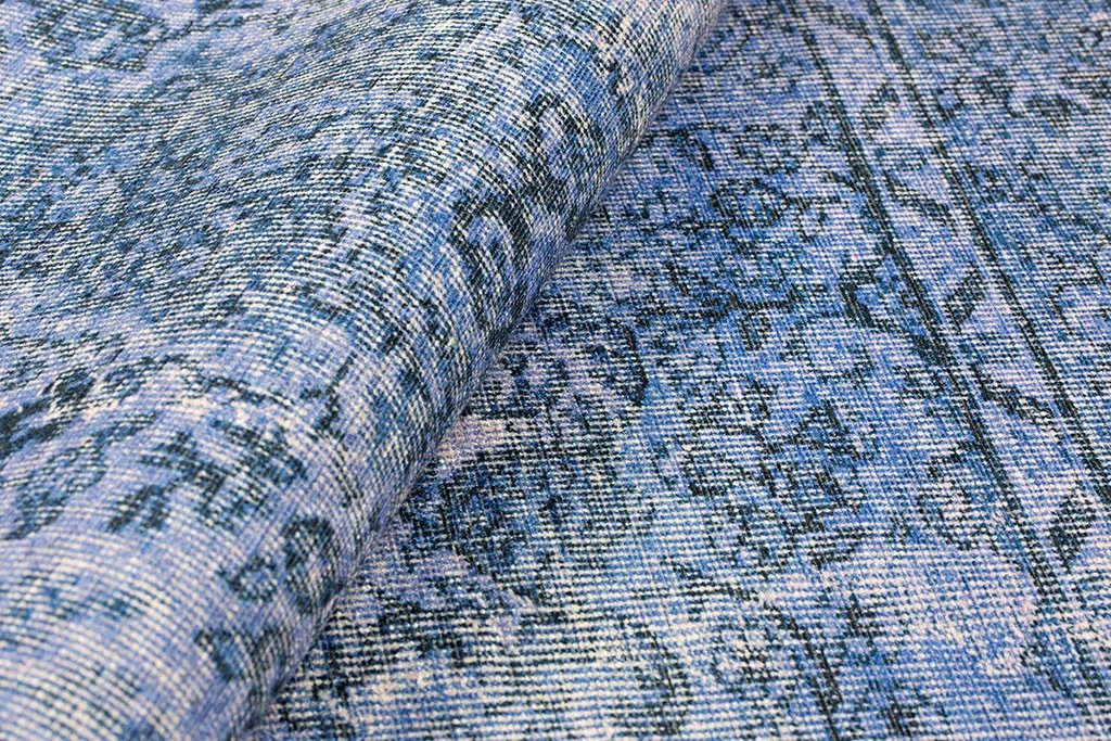 Qilim Conceptum Hypnose, Dorian Chenille, ngjyrë kaltër e errët, 210x310cm