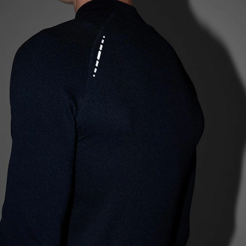 Maicë me mëngë të gjata për meshkuj 4f, e zezë