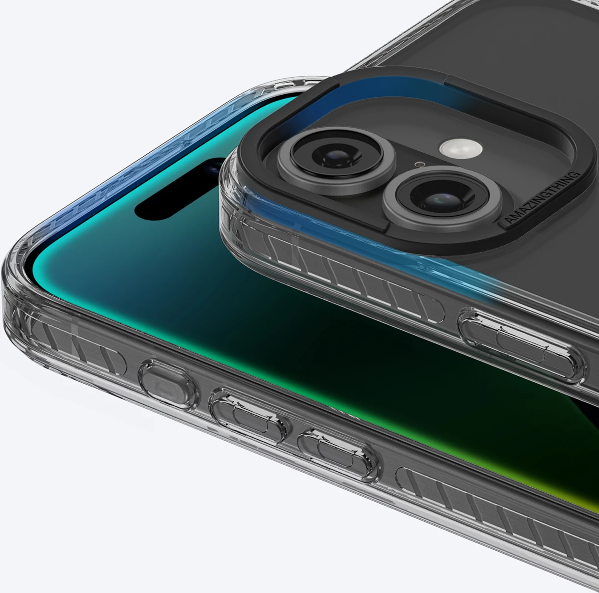 Mbështjellës AmazingThing Titan Pro Mag me unazë magnetike për iPhone 16, zi