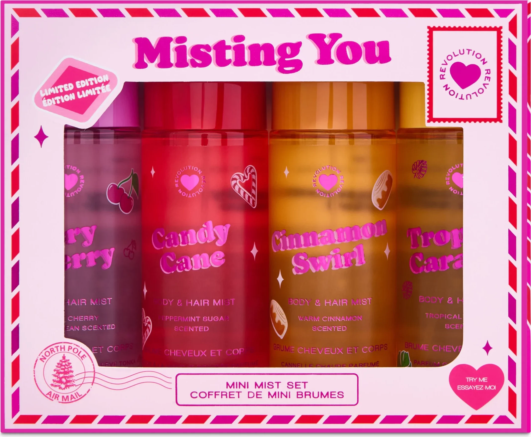 I Heart Revolution Misting You Mini Body Mist Set