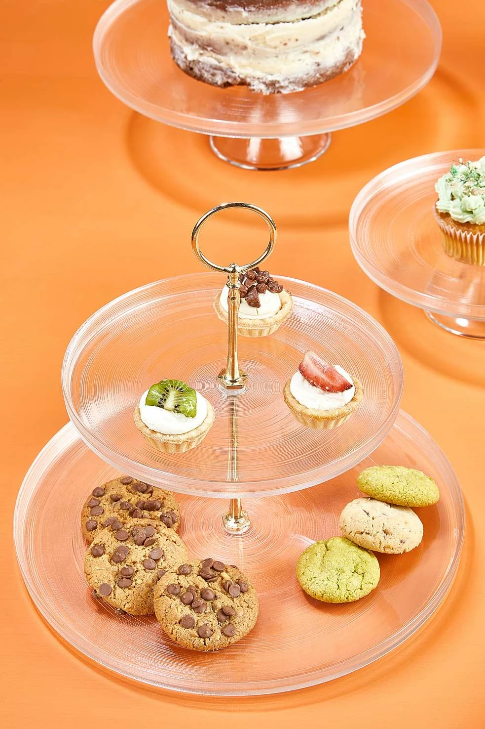 Set për prezantim ushqimi Hermia, IP, xham transparent