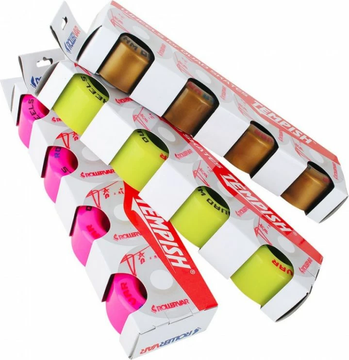 Rrota për patina quad Tempish, unisex, të verdha