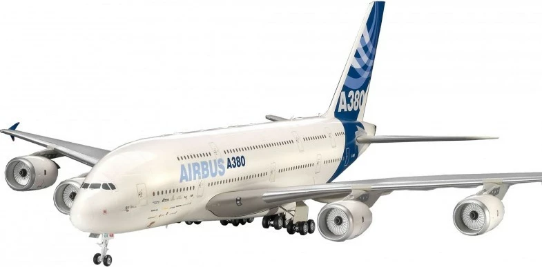 Model plastik avion Revell Airbus A380 1:144, 163 pjesë