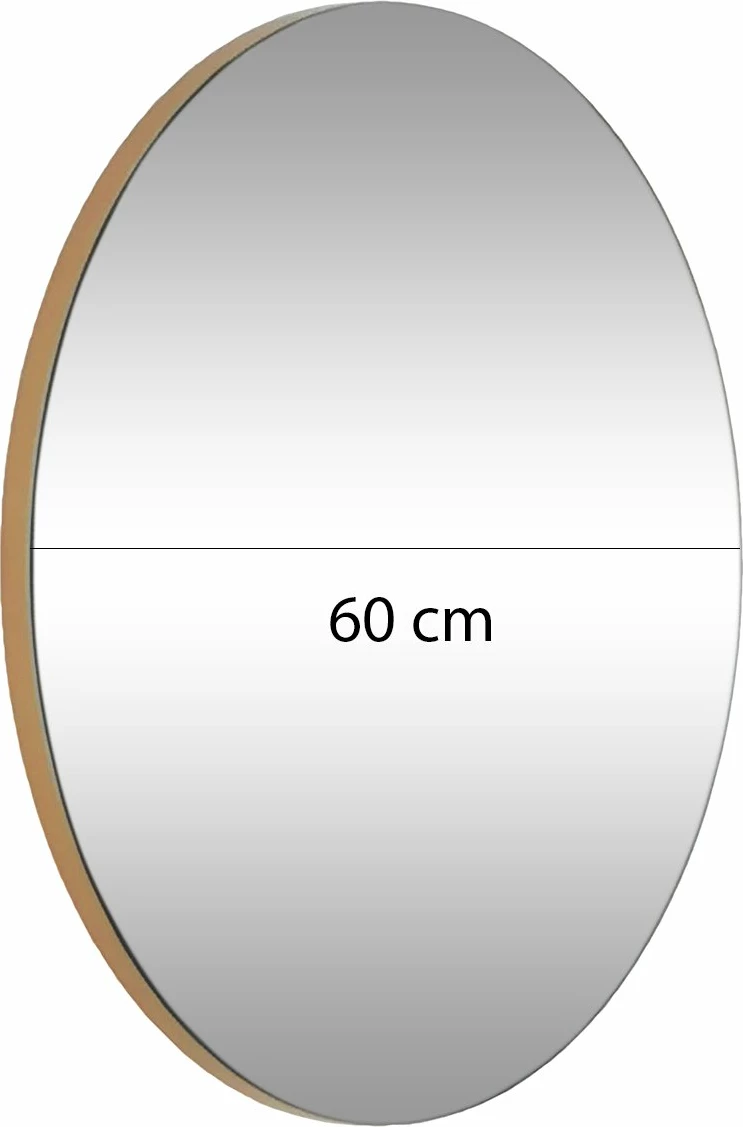 Pasqyrë Hanah Home, ngjyrë ari, 60cm