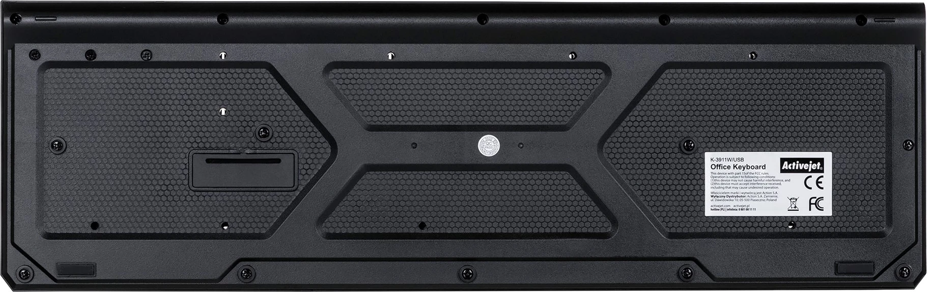 Tastierë wireless Activejet K-3911W, e zezë 
