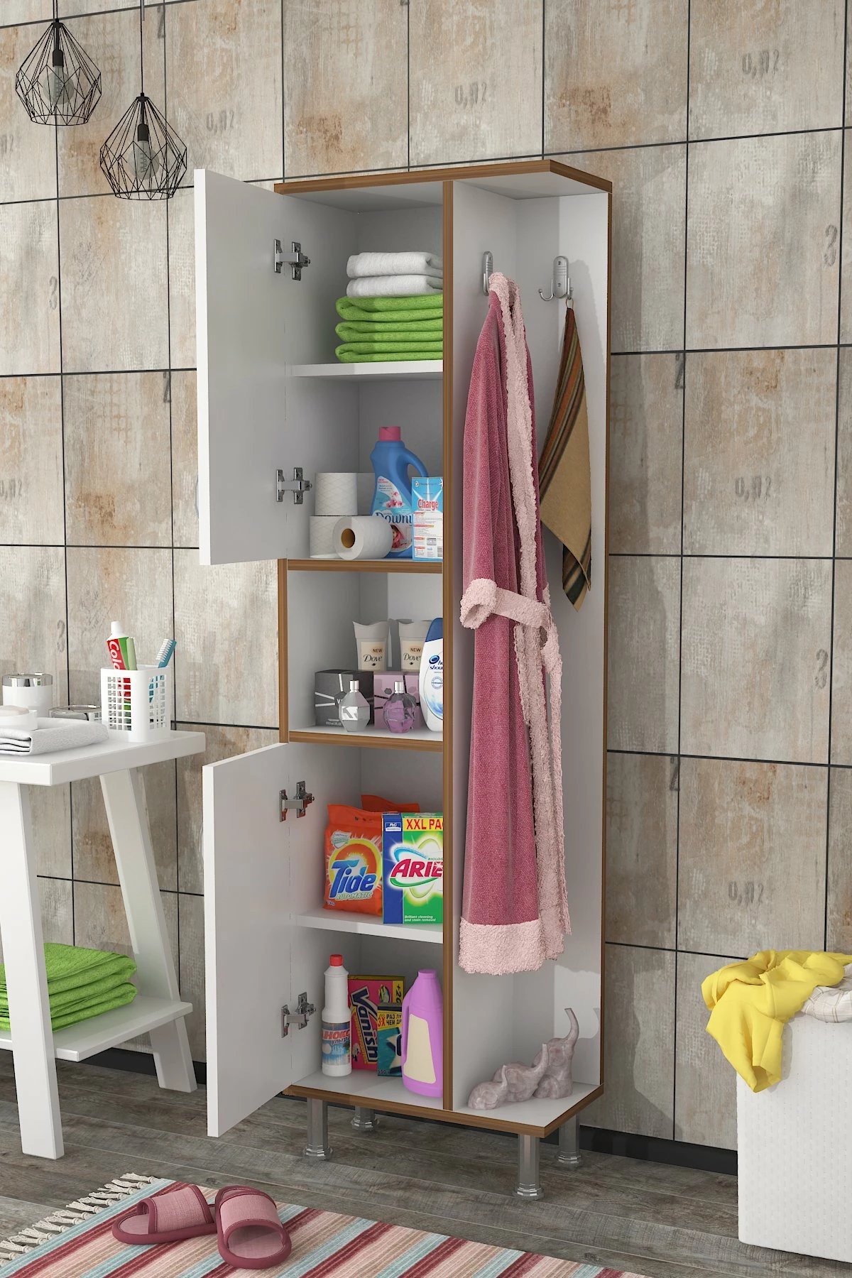 Dollap për banjo, Hanah Home, Grand, i bardhë