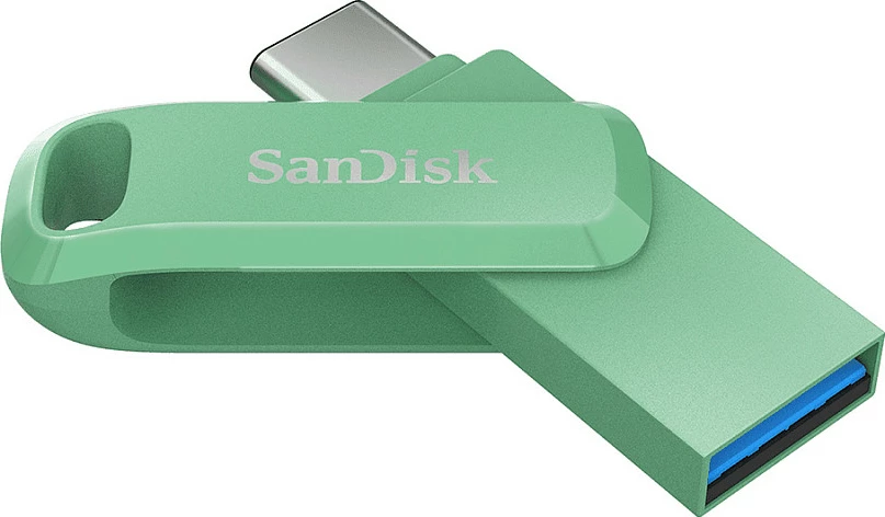 USB memorje SanDisk Ultra Dual Drive Go USB-C, 2TB, USB-A/USB-C, 400MB/s, e gjelbër