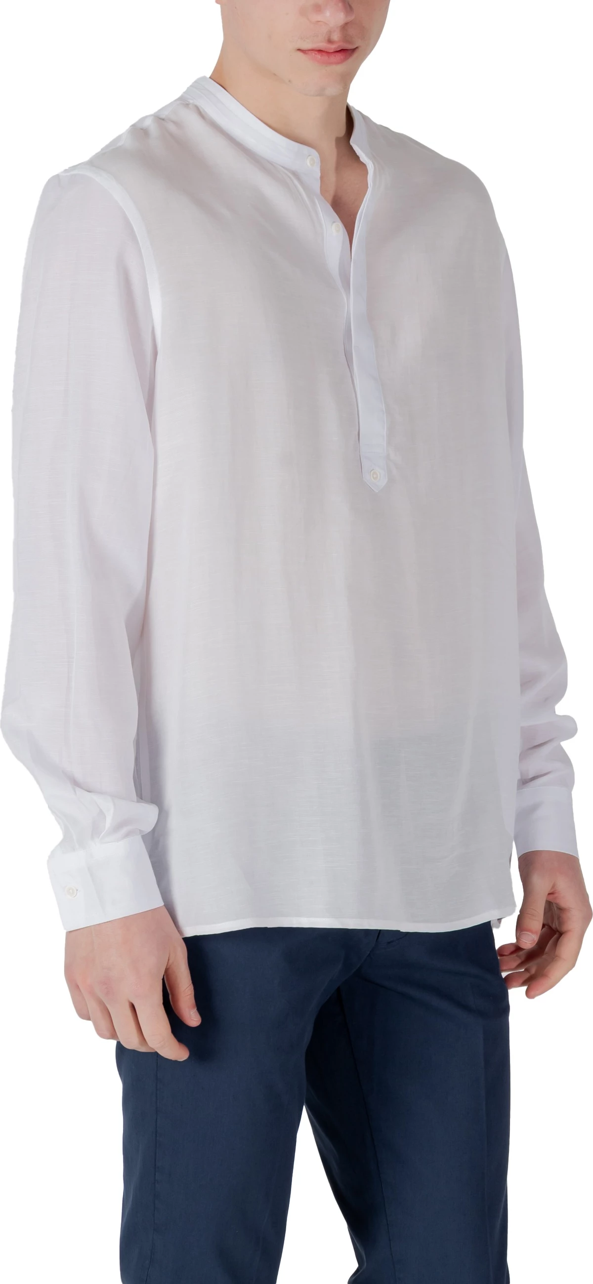 Këmishë polo me mëngë të gjata Antony Morato KILIS MMSL00758-FA400094, e bardhë [Madhësia: XXL]