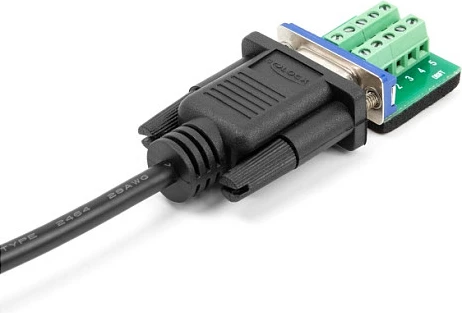 Kabllo VGA D-Sub 15-pin mashkull-mashkull, e zezë