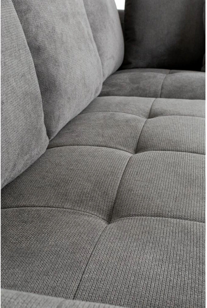 Kënd divan Bill, shtrihës, kënd i majtë, ngjyrë gur, 241x173x94