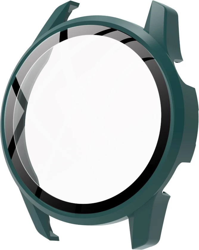Mbrojtës xhami me kasë Hurtel për Huawei Watch GT3 42mm, e gjelbër