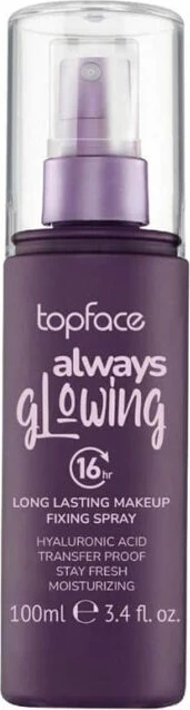 Fixing Sprej Topface Always Glowing, 100 ml