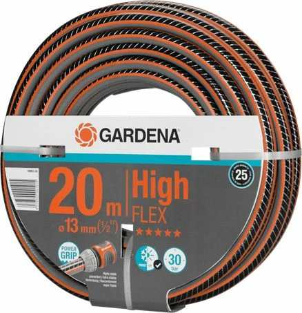 Zorrë kopshti Gardena HighFLEX 20 m 13 mm (1/2\") (18063), zezë/portokalli