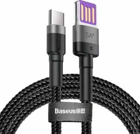Kabllo USB-A në USB-C Baseus CATKLF-PG1 1 m 5A USB 2.0 e zezë