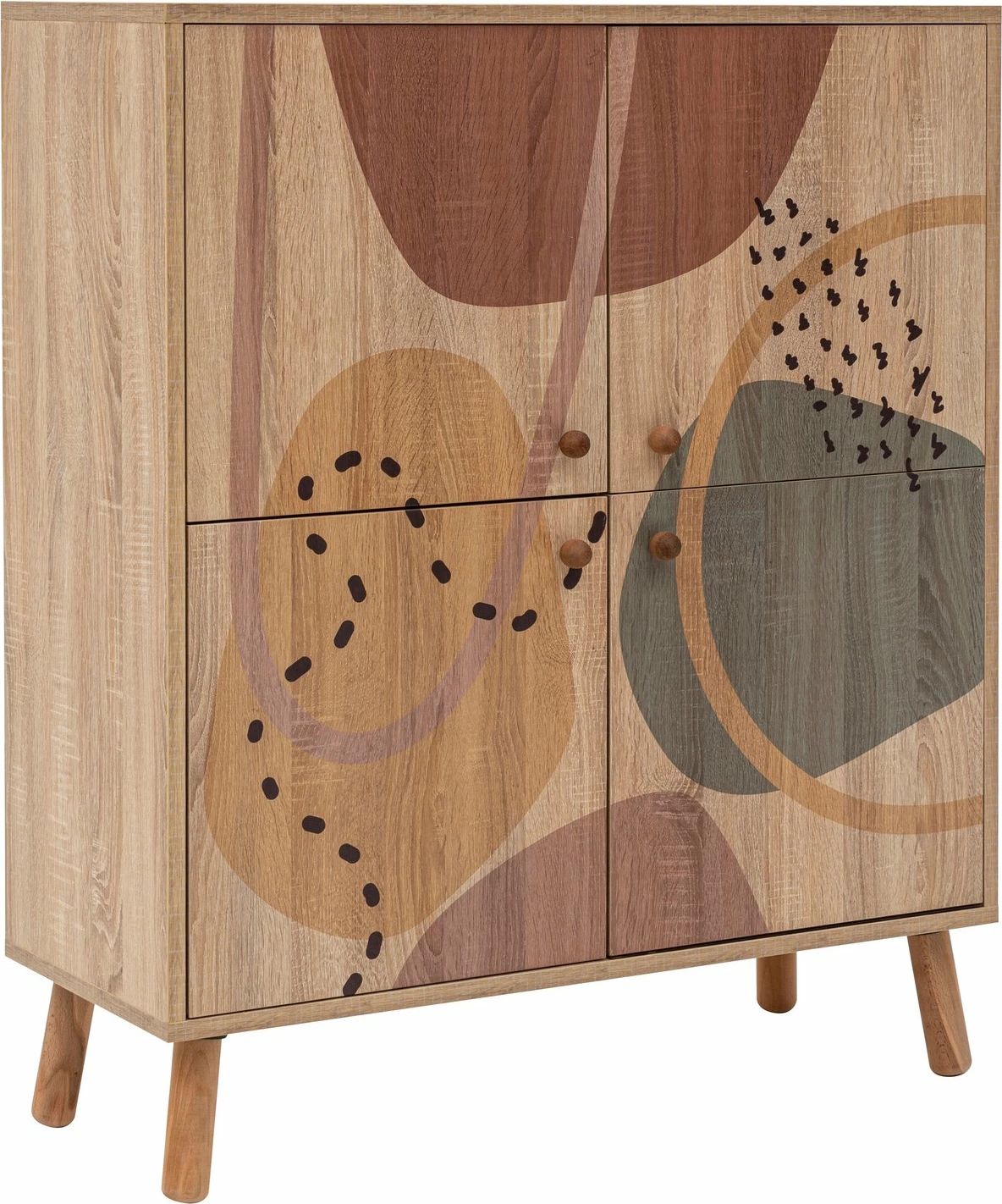Dollap multifunksional Skye Decor, Multilüx Form, shumëngjyrësh