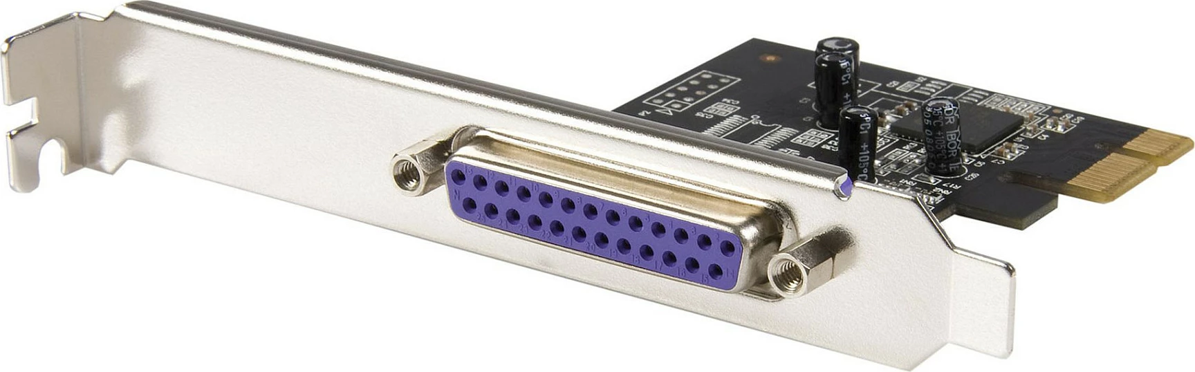 Kartelë zgjerimi PCIe StarTech PEX1P2, 1x port paralel (DB25) SPP/ECP, e brendshme, zi/metal