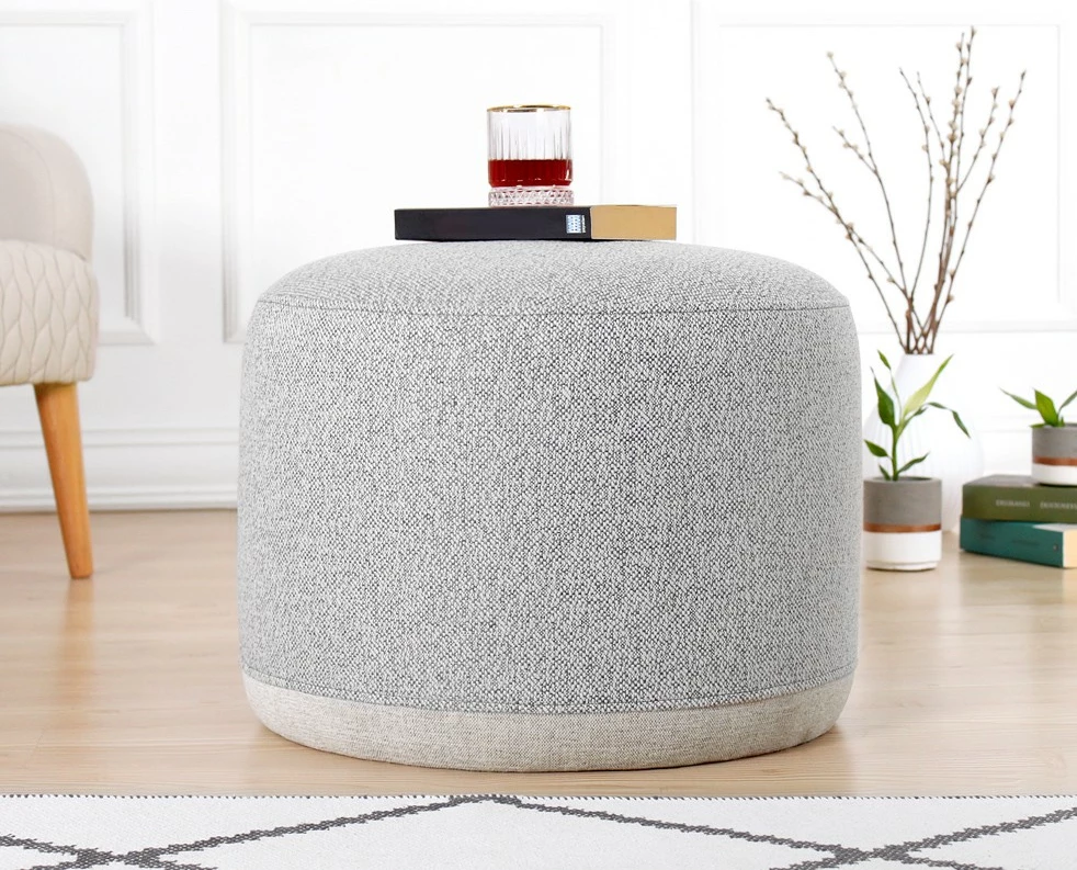 Puf Atelier del Sofa, ngjyrë gri e çelët, Cedre