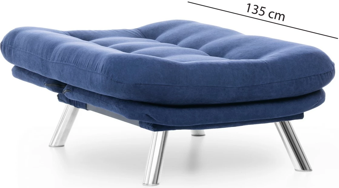 Karrige një vendëshe Atelier del Sofa, Misa Solo, ngjyrë blu e errët