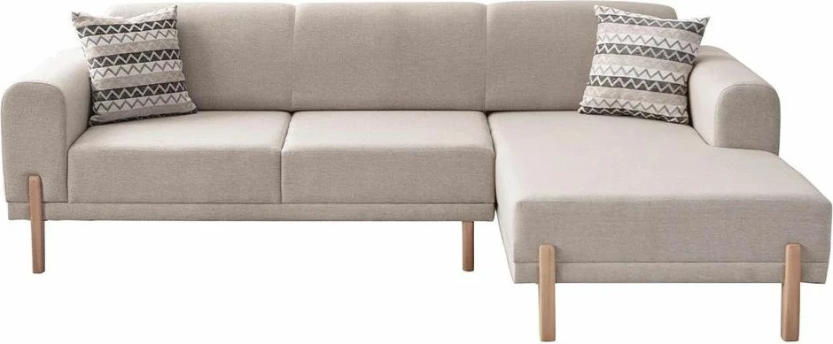 Kënd divan-krevat, ngjyrë krem, Atelier del Sofa, Relax Djathtas