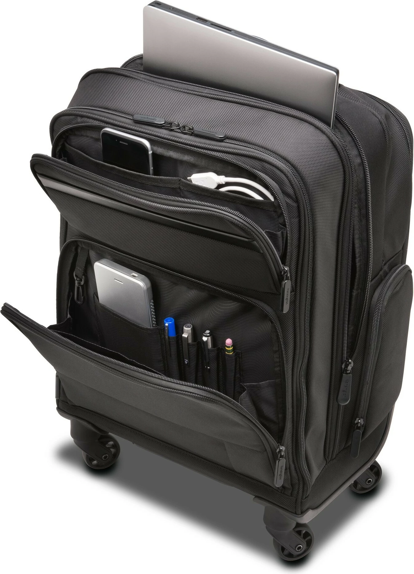 Trolley Kensington Contour 2.0 Pro Overnight Laptop Spinner, 17 inch, e zezë