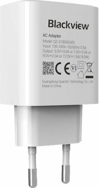Karikues rrjeti Blackview CHAR-18W/BV 18W USB-C 3A, i bardhë