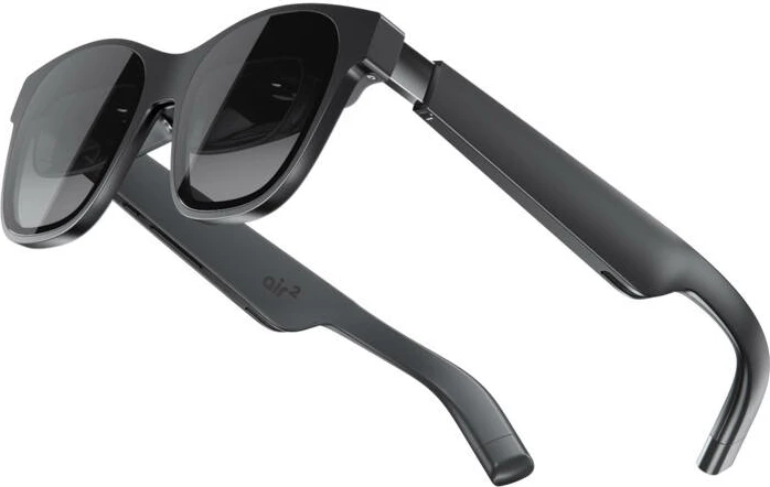 Syze AR XREAL Air 2, micro-OLED, 130" ekran virtual, 120 Hz, 72g, e zezë