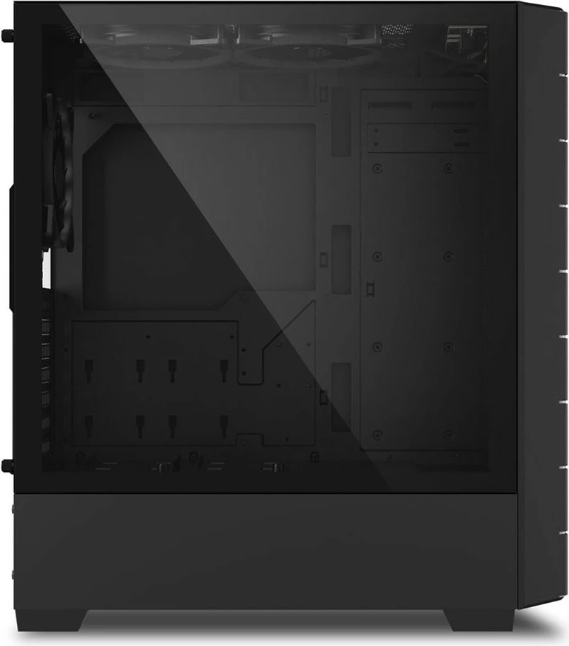 Kasë Sharkoon RGB HEX, ATX/micro ATX/Mini-ITX, gaming, e zezë