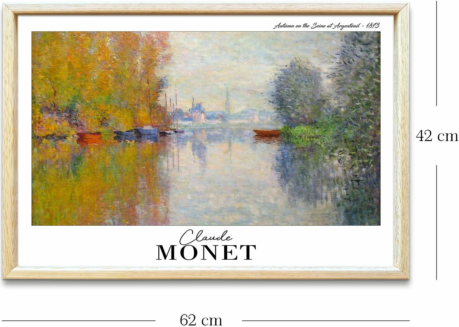 Pikturë dekorative me kornizë, Wallity, 4262AHSMONET-002