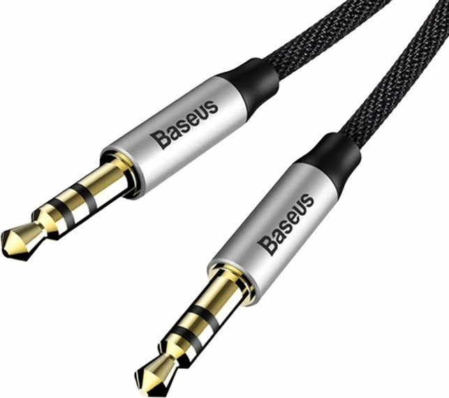 Kabllo audio Baseus Yiven Audio M30 3.5mm Jack–3.5mm Jack 1m, e zezë