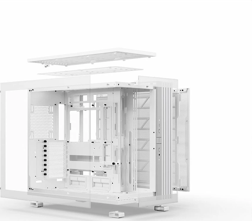Kasë be quiet! Light Base 900 DX ARGB (BGW70), Midi Tower ATX/eATX/XL-ATX, panoramic me xham, pa ventilatorë, e bardhë