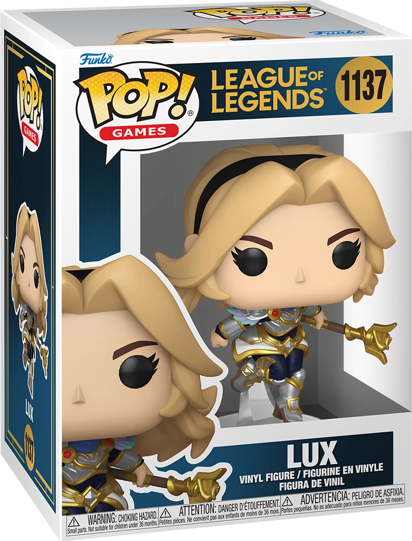 Figurinë koleksionuese Funko POP! Games League of Legends Lux, vinyl