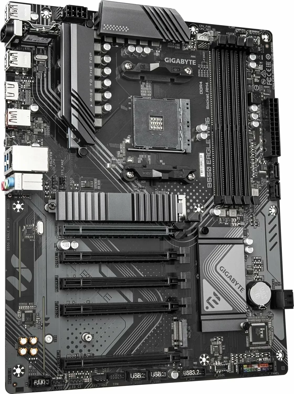 Pllakë amë Gigabyte B550 EAGLE WIFI6 ATX, Wi-Fi 6, Bluetooth 5